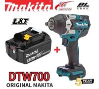 hocs sans fil Makita DTW700 d'origine, moteur sans balais 18V, 1000 Nm, vitesse variable, clé électrique durable, arrêt automatique ️ 1PCS 6.0Ah