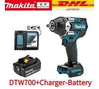 hocs sans fil Makita DTW700, moteur sans balais 18V, 1000 Nm, vitesse variable, clé électrique haute efficacité, arrêt automatique durable DTW700