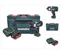 hocs sans fil Metabo SSW 18 LTX 1750 BL, 18 V, 1750 Nm, 3/4", sans balais, incluant : 1 batterie 10,0 Ah, 1 chargeur et 1 coffret MetaBOX