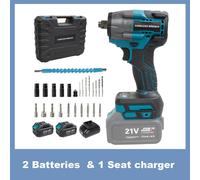 hocs/tournevis sans fil - Sans balais 21 V - 480 Nm - 0-3200 coups/min - 0-2400 tr/min - Prise UE - Or
