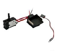liquet électrique 21 V FA2 16 A avec bouton poussoir et lumière LED pour outils électriques en plastique 3,9 cm