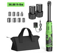 liquet électrique, portée étendue, double batterie rechargeable, deux batteries de 2,0 Ah
