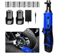 liquet électrique sans fil DAYPLUS 12V ac 2 paquets de Batteries Rechargeables 7 Douille 40 N.m
