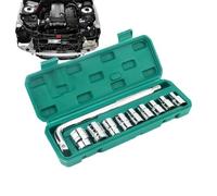 liquet portable universelle avec fonction de dégagement rapide | Kit d'outils de mécanicien avec jeu de clés à douille pour voiture, moto, vélo, appareils ménagers, véhicules, camions, SUV