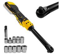 liquet sans fil 3/8"" pour batteries Dewalt 20V, col rallongé de 16cm, 320 tr/min, 80 N.m liquet électrique avec