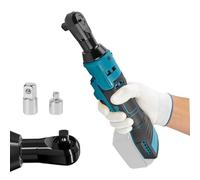 liquet sans fil de 3/8" compatible avec batteries Makita 18-21 V liquet électrique 80 N.m 280 tr/min avec adaptateurs de 6,35 mm et 1,27 cm pour réparation de voiture et projets de