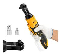 liquet sans fil de 3/8" compatible avec les batteries DEWALT 18 V 20 V liquet électrique 80 N.m 280 tr/min avec adaptateurs 6,35 mm et 1,27 cm pour réparation de voiture et projets de