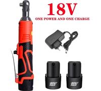 liquet sans fil - Tête angulaire - 12 V - 60 Nm - 300 tr/min - Carré 10 mm - Jeu de 7 douilles 10-17 mm - Blanc