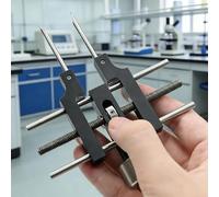 liquet universelle en acier inoxydable à double extrémité avec mécanisme de verrouillage pour installation et retrait de collier d'équipement optique