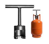 ylindre à gaz - Clé manuelle, 17 cm en alliage durci pour le réglage de la valve, dispositif de levier universel avec poignée de préhension, accessoire d'entretien, barre de levier en métal