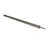 ouille creuse professionnelle avec construction en acier inoxydable et tige hexagonale de 6,35 mm pour travaux aériens sur tiges filetées et conduits Argenté 300 mm (14 x 300 mm)