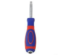 ouille, entraînement 1/4", acier au chrome vanadium, poignée rotative double usage avec trou de queue, rouge, pour réparation automobile