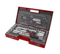 ouille Fortum (4700011 ouille, jeu de 60 pièces, 1/4", 1/2", 61CrV5