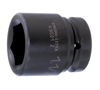 Clé à impact 1" de carré avec profil hexagonal 2-3/8" et finition phosphatée
