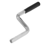 Clé à Manivelle pour Cloison Mobile Hexagonale 12mm en Fer Argenté | Opération Fluide et Sûre, Installation Rapide, Retrait Simple, Usage Écoles et Maisons, Surface Lisse
