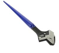Clé à Molette Robuste Grosse Ouverte Réversible 12 Pouces Acier Noir | Mâchoire Réversible, Tête Marteau, Poignée Effilée, Outil Léger pour Atelier et Travaux Manuels
