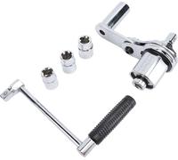 Clé à multiplication de couple 1/2 pouce, économisant la force, 3200 N.M, 1:16, extracteur de écrous de roue robuste avec douilles de 17 mm, 19 mm et 21 mm