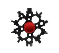 Clé À Neige Flocon De Neige 23 En 1, Clé Hexagonale Multifonction, Carte D'outils, Camping, Outils De Survie En Plein Air, Ouvre-Bouteille, Tournevis