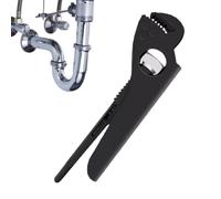 Clé à pipe à eau multi-usages Outil de réparation joints antidérapants | Clé à pipe industrielle réglable pour évier, écrous, robinet, toilettes, chauffe-eau, cuisine, maison, garage, construction