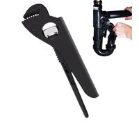 Clé À Pipe Pince Antidérapante Intensif Multifonction Joints Écrous n Acier Au Carbone Pour Raccords Pour Salle De Bains Évier Robinet Toilettes Chauffe-Eau Cuisine Écrous Maison Garage