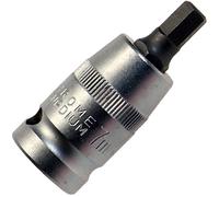llen (hexagonale) 7 mm type douille à emboîter - ø orifice d'emboîtement 1/2" (12,5 mm) - En acier au Cr-V