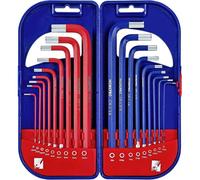 Cle Allen Hexagonale Longue avec Boite Solide en ABS Cles Males 18 Pieces WORKPRO