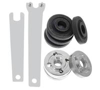 nglaise pour Meuleuse D’angle 100mm, Serrage Sécurisé | Acier au Carbone, Écrous à Bride et Ajustement Rapide, pour Disques de Meuleuse 100mm