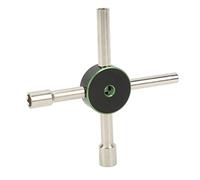 armoire de Commande électrique Croisée, clé Universelle Durable en Acier Inoxydable pour L'entretien RC, à 4 Voies avec 4 Tailles -8mm (GREEN)