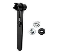 e changement de disque pour l'entretien de la meuleuse | Outil d'extraction d'écrou à bride en acier 180 x 54 mm Clé multifonction pour le service domestique