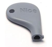 Clé de Déverrouillage Triangulaire NICE PPD1244A.4540 pour Portail, Clé de Déblocage Universelle, Ouverture Manuelle Coupure Courant, Compatible NICE PopKit RoadKit RobusKit WingoKit HoppKit