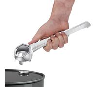 e fût - Ouvre-couvercle en aluminium, clé robuste pour fûts de 10 à 55 gallons, accès facile aux fûts, ouvre-barils d'atelier et industriel, Han fiable