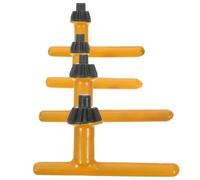 e Mandrin de Perceuse 4 Pièces Orange de Rechange