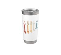e Mécanicien Automobile Tournevis Gobelet isotherme en acier inoxydable double paroi