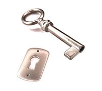 e meuble et entrée de ontemporain design 70mm décoration clef nickel mat
