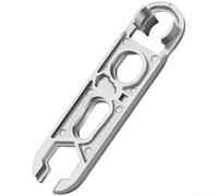 e robinet multifonction 16 en 1 pour remplacement de noyau de valve de nettoyage d'aérateur et détachement de pommeau de douche en aluminium résistant à la rouille (A)