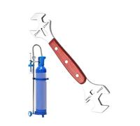 e soupape de réservoir à air comprimé - Régulateur précis à double extrémité - Outil pour cylindre d'air lors du soudage - Convient pour ateliers, restaurants, cuisines, professionnels