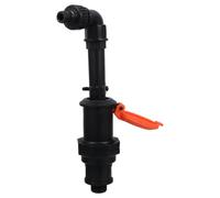 e Vanne Noir à Coupleur Rapide en Pp 3/4 Dn20 pour Tuyau D’arrosage | Tige, Coude et Connecteur Inclus, Accès Rapide à L’eau, Usage Jardin et Zone Résidentielle