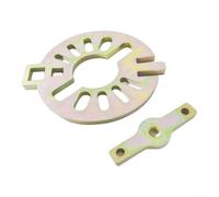 essieu robuste de 240 mm de réglage moleté | 240 mm de longueur, construction en acier, maintient la bride stable, empêche la flexion, application de couple élevé
