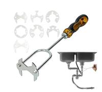 vier: Outil multifonctionnel pour évier, réparation de tuyaux | Kit de plomberie avec poignée réglable, poignée confortable antidérapante, jeu de clés multi-usages pour ma