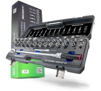 Clé dynamométrique 1/2" 50-350Nm Set Adaptateurs Embouts et Douilles en Coffret