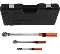 ynamométrique 3 pièces 5-25 10-60 40-220 Nm à cliquet en aluminium, coffret