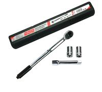 ynamométrique automatique 1/2 pouce 10-210 cliquet, 2 douilles 17/19 incluses