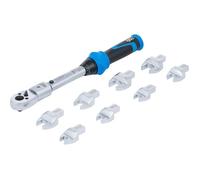 BGS Jeu de clés dynamométriques pour outils à emmancher 9 x 12 mm 6 - 30 Nm 10 pces - 7192