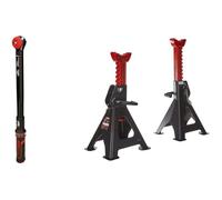 ynamométrique KS TOOLS Ergotorque 40-200 Nm & Chandelles à Crémaillère 3 Tonnes Lot de 2
