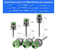 ynamométrique manuelle pour implants dentaires 10-70 NCM, tournevis hexagonal en titane pour abutments d'implants Osstem, DIO, Megagen, NEO, chirurgie implantaire 1PC-T5- Long