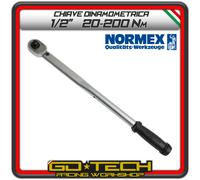 Clé Dynamométrique Normex Cliquet Professionnel Réglable Jusqu'À 200 NM