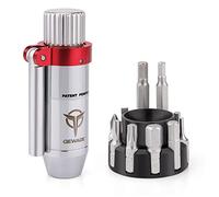 ynamométrique pour vélo avec poignée en T - Réglable 3-10 Nm - Comprend 2, 3, 4, 5, 6 et 8 mm - Torx T25 T30 ynamométrique hexagonale de 6,35 mm pour réparation de vélos et de maison