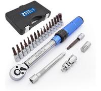 ynamométrique pour vélo et moto, coffret de 21 pièces, de 4 à 24 Nm, entraînement 1/4 liquet de 72 dents avec rallonge