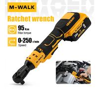 Clé électrique à cliquet à Angle droit, 1/2 pouces, sans fil, vitesse Variable e retrait d'écrou, outils électriques pour Dewalt, broche de batterie 20V 13 mm Sans batterie