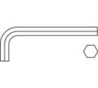 Clé mâle coudée 6 pans intérieurs 27 mm TOOLCRAFT 112868 1 pc(s)